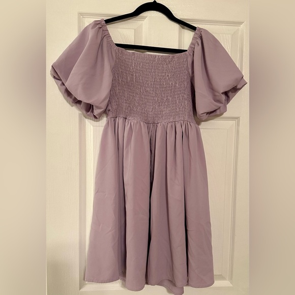 Entro Lavender Dress - Picture 3 of 7